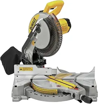 DEWALT 10-Inch Miter Saw DWS713 - Single Bevel Compound with 15-Amp Motor
