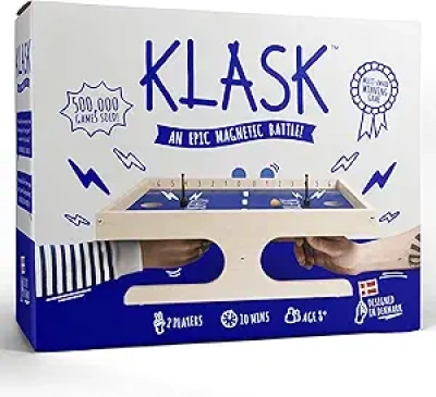 KLASK Magnetic Party Game - Award-Winning Foosball & Air Hockey Hybrid