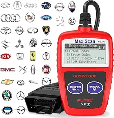 Autel MS309 OBD2 Scanner - Universal Car Diagnostic Code Reader for 1996+ Vehicles