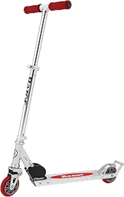 Razor AW Kick Scooter for Kids - Wheelie Bar, Foldable Aluminum