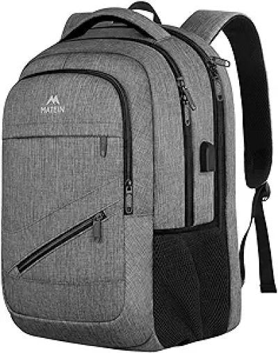MATEIN 17 Inch TSA Approved Laptop Backpack with USB Charging Port
