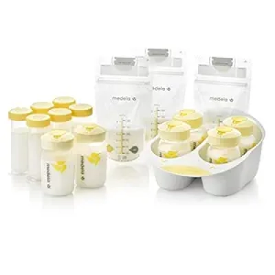 Medela Breast Milk Storage Solution Set - BPA-Free Bottles & Organizer