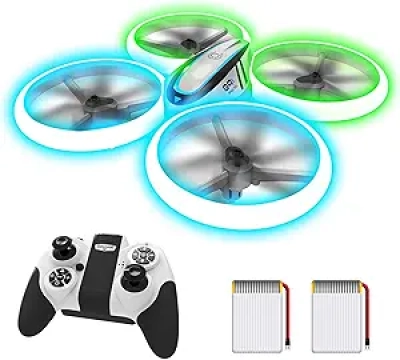 Q9s LED Drone for Kids - Easy to Fly RC Quadcopter with Altitude Hold & Headless Mode