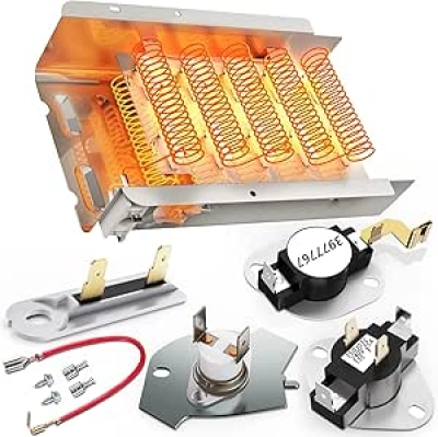 279838 Dryer Heating Element Kit for Whirlpool, Kenmore, Maytag - Complete Replacement Parts