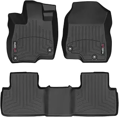WeatherTech Custom Fit FloorLiners for Acura RDX 2019-2026 | 1st & 2nd Row Black
