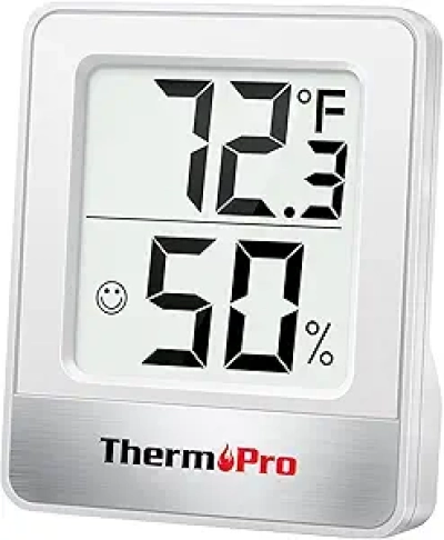 ThermoPro TP49 Digital Hygrometer - Indoor Thermometer with Humidity Monitor