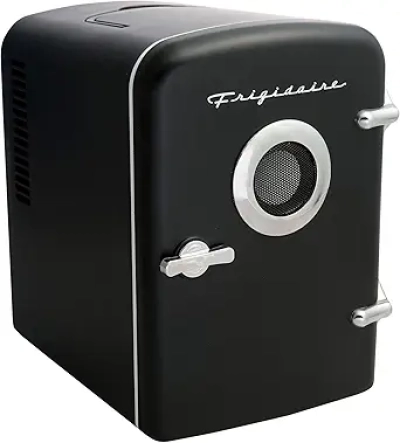 Frigidaire EFMIS151 Mini Fridge with Bluetooth Speaker - 4L Portable Cooler