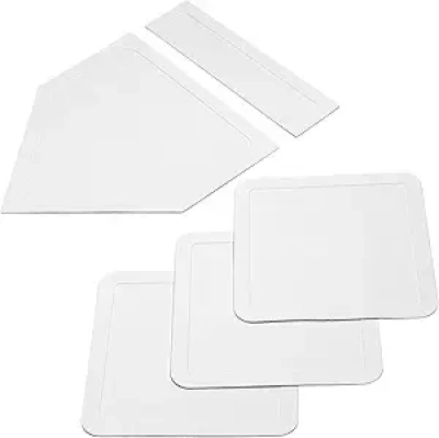 GoSports Baseball & Softball Base Set - 5 Piece Rubber Field Bases
