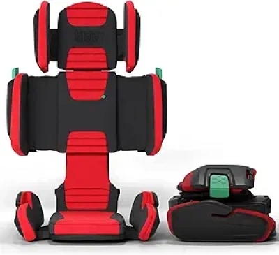 Mifold Hifold Adjustable Kids High Back Booster Car Seat - Racing Red | 243 Settings
