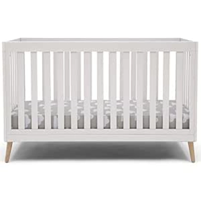 Delta Children Essex 4-in-1 Convertible Crib - Bianca White | Safe & Stylish Baby Bed