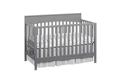 Oxford Baby Harper 4-in-1 Convertible Crib - Dove Gray, GreenGuard Gold Certified