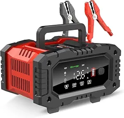 YONHAN 20A Smart Battery Charger 12V/24V LiFePO4 & Lead Acid - Auto Maintainer w/ Winter Mode
