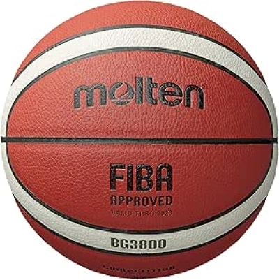 Molten FIBA Approved Basketball Size 7 - Official 28.5" Indoor/Outdoor Ball