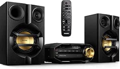 PHILIPS FX10 Bluetooth Stereo System - 230W CD/MP3/USB/FM Radio with Remote