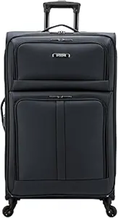 U.S. Traveler Anzio 30-Inch Expandable Spinner Luggage | Durable Ballistic Nylon
