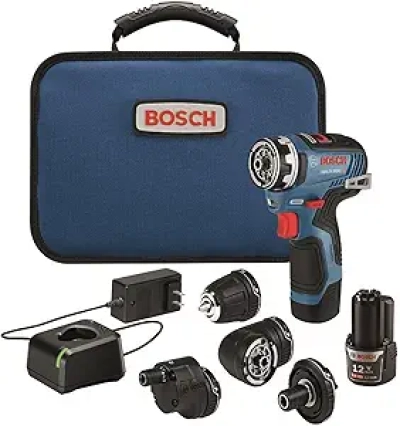 Bosch GSR12V-300FCB22 12V Cordless Drill Driver with 5-in-1 Flexiclick System