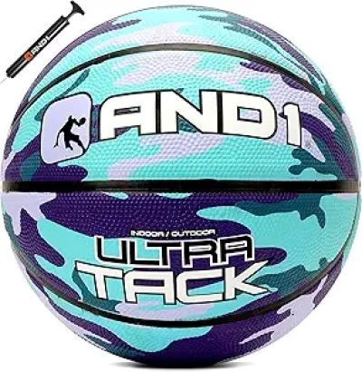 AND1 Ultra Grip Basketball Size 7 - Official Regulation Ball for Indoor & Outdoor Play