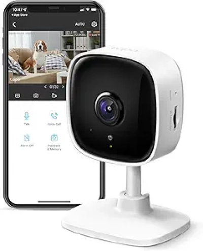 TP-Link Tapo 1080P Indoor Security Camera - Baby Monitor & Pet Camera with Night Vision