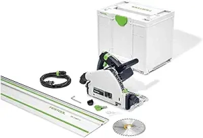 Festool TS 55 Track Saw with 55-Inch Guide Rail | Professional Plunge-Cut System