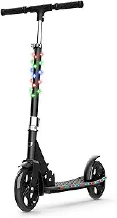 Jetson Jupiter Jumbo 2-Wheel Kick Scooter - 8 inch Wheels, Adjustable Handlebar, Foldable