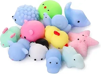 Mr. Pen Squishy Toys 12 Pack - Stress Relief Squishies for Kids