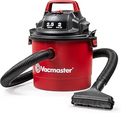 Vacmaster 2.5-Gallon Wet/Dry Vacuum - Wall Mount, 2 Peak HP