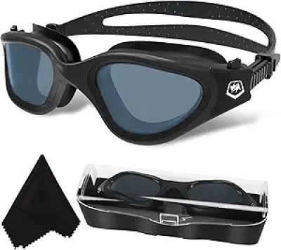 WIN.MAX Polarized Swimming Goggles for Men & Women | Anti Fog, UV Protection, No Leak