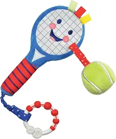 Soft Plush Baby Tennis Racket | Award-Winning Sensory Toy for Infants 3M+