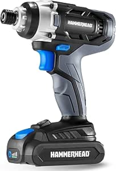 Hammerhead 20V Cordless Impact Driver Kit - 1/4" with Battery & Charger