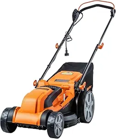 LawnMaster MEB1216K 16-Inch Electric Lawn Mower - Corded 12AMP Power
