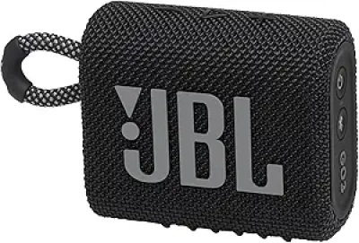 JBL Go 3 Portable Bluetooth Speaker - Waterproof, 5HR Battery, Rich Bass