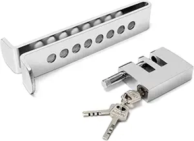 QWORK Anti-Theft Clutch Lock - Stainless Steel Car Brake Security Device