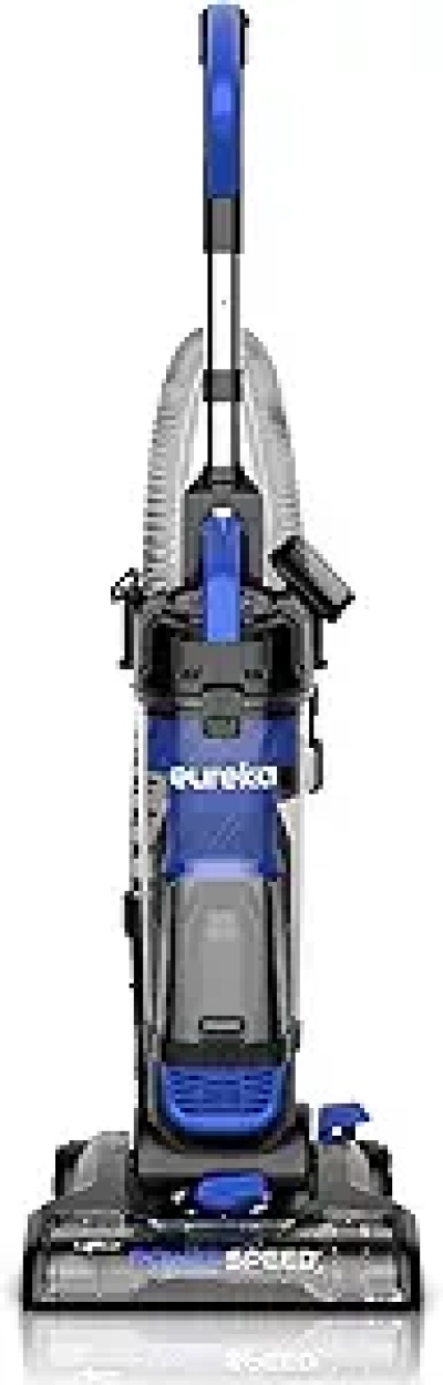 Eureka PowerSpeed Lightweight Upright Vacuum Cleaner - Carpet & Hard Floor, Blue/Black