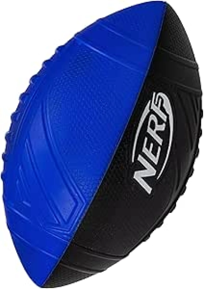 Nerf Pro Grip Football Blue - Soft Foam Kids Sports Toy