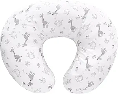LAT Nursing Pillow for Breastfeeding - 100% Cotton, Machine Washable & Ergonomic