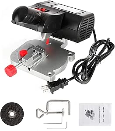 BEAMNOVA Mini Miter Saw - Compact 90W Benchtop Cut-Off Saw for Precision Cutting