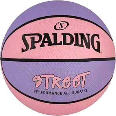 Spalding Outdoor Rubber Basketball Size 6 | Performance Cover for Outdoor Play