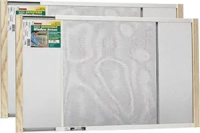 Frost King W.B. Marvin Adjustable Window Screen 18in x 25-45in (2 Pack)