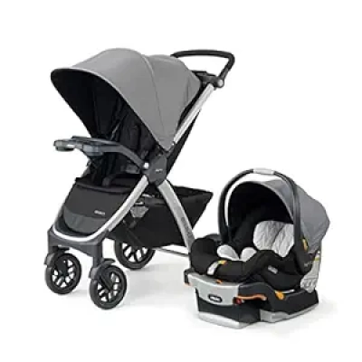 Chicco Bravo 3-in-1 Travel System: Stroller & KeyFit 30 Car Seat Combo