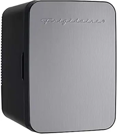 Frigidaire 10L Portable Mini Fridge - Thermoelectric Cooler & Warmer, Brushed Stainless Steel