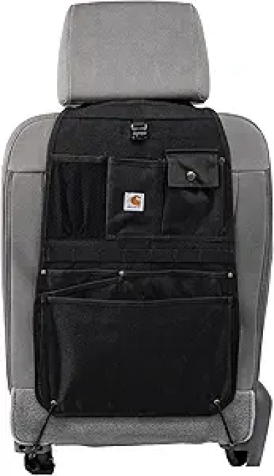 Carhartt Universal Nylon Duck Seat Back Organizer - Car & Truck Storage
