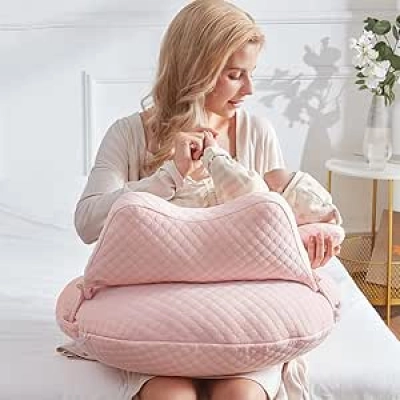 WYXunPlanet Nursing Pillow - Ergonomic Breastfeeding & Bottle Feeding Support Pillow