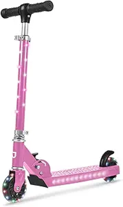 Jetson Jupiter 2-Wheel LED Light-Up Kick Scooter for Kids Ages 5+