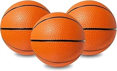 Mini Basketball Balls Set of 3 (5-Inch) - Perfect for Toddlers & Kids