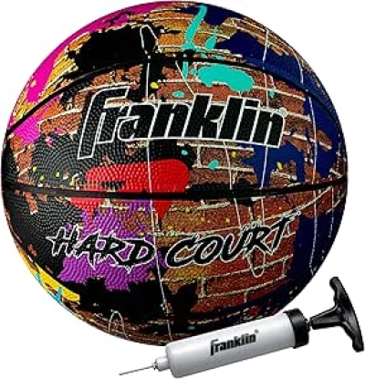 Franklin Official Size Hard Court Basketball - Indoor/Outdoor Play