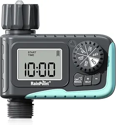 RAINPOINT Programmable Sprinkler Timer for Garden Hose - Digital Outdoor Watering System