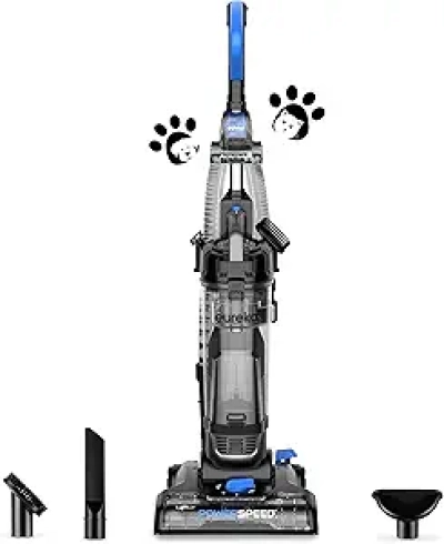 Eureka PowerSpeed 10lb Lightweight Upright Vacuum - Powerful Bagless Cleaner for Carpet & Hard Floors