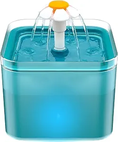 Automatic Cat Water Fountain with Quad Filter - 2L Smart Pet Waterer Bowl