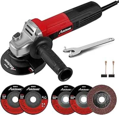 AVID POWER 7.5-Amp 4.5" Angle Grinder - 12000RPM Electric Grinding & Cutting Tool