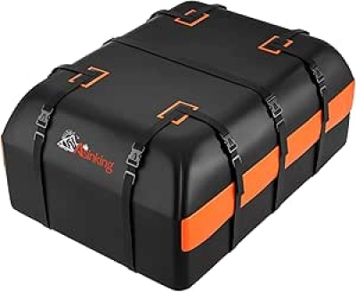 21 Cu Ft Waterproof Car Roof Cargo Carrier Bag - 840D Heavy Duty Roof Rack Storage